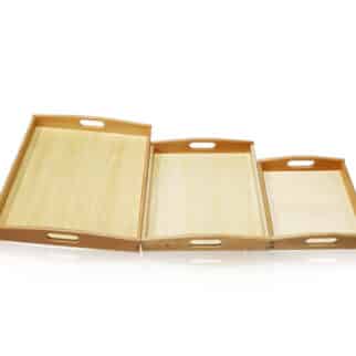 3 plateaux avec anses