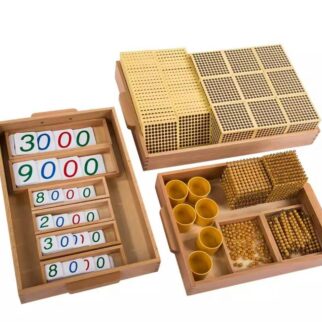La banque complet avec symbole - Matériel Montessori, Mathématique