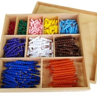 Boîte de perles (barres colorées de 1 à 10)