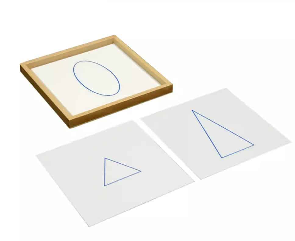 Cartes de géométrie avec plateau