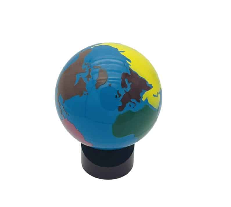 Globe des continents - Géographie, Matériel Montessori