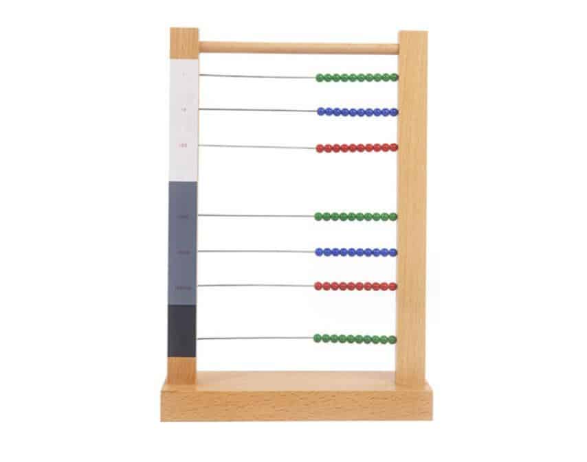 Grand boulier Montessori - Matériel Montessori, Mathématique