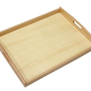 Grand plateau avec anses - Matériel Montessori, Vie pratique