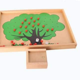 Plateau jeu du pommier - Matériel Montessori, Vie sensorielle, Mathématique