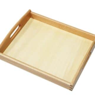 Petit plateau avec anses - Matériel Montessori, Vie pratique