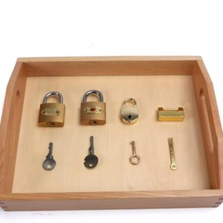 Plateau cadenas et clés