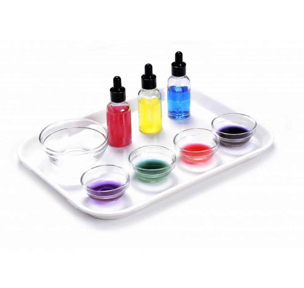 Plateau mélange des couleurs