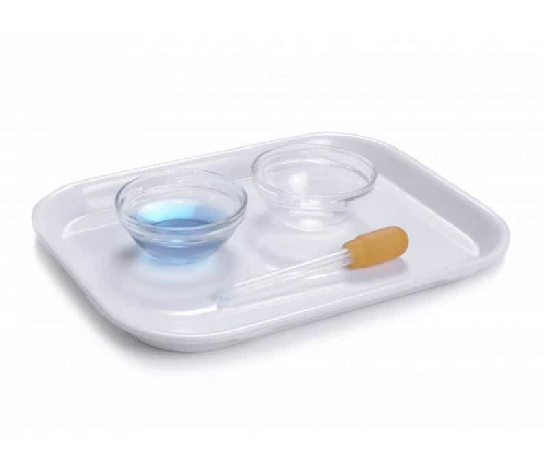 Plateau transvasement pipette - Matériel Montessori, Vie pratique