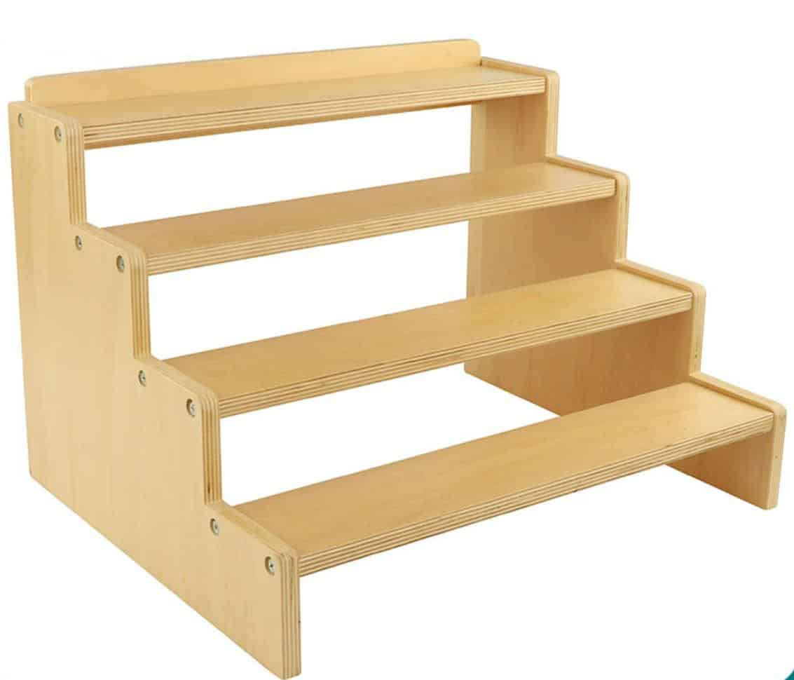 Support pour blocs de cylindres - Matériel Montessori, Vie sensorielle