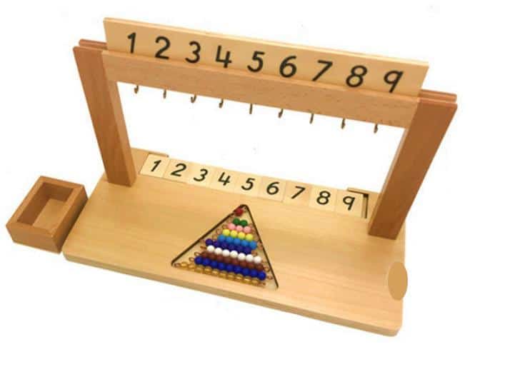 Support escaliers perles 1 à 9