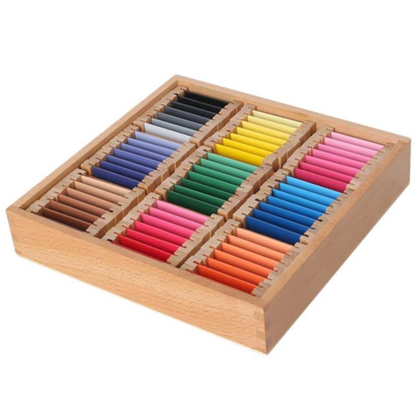 Troisième boite des couleurs